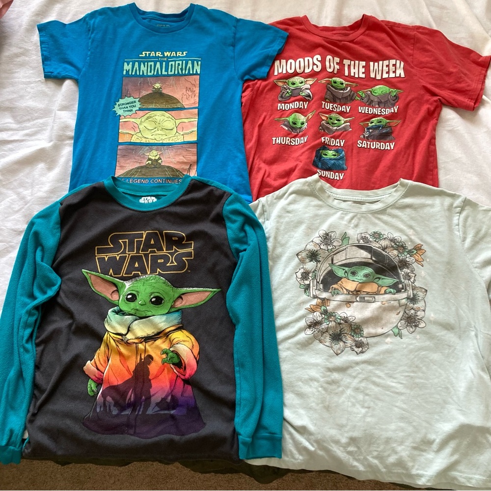 Star Wars Kid’s Shirts Bundle of 4 pieces